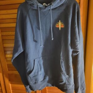 Blue 84 Stone Harbor Blue Hoodie with Logo